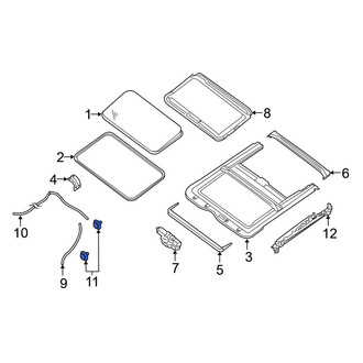Nissan OE - Sunroof Drain Hose Grommet