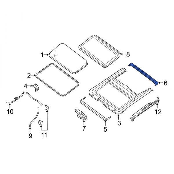 Sunroof Drip Rail