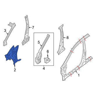 Nissan OE - Left Lower Body A-Pillar