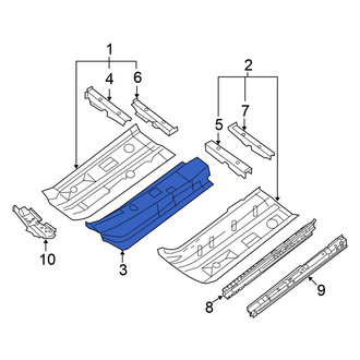 Nissan OE - Front Center Floor Pan