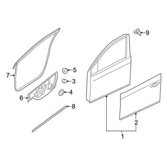 Nissan OE - Front Door - Door & Components