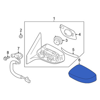 Nissan OE - Front Left Door Mirror Cover