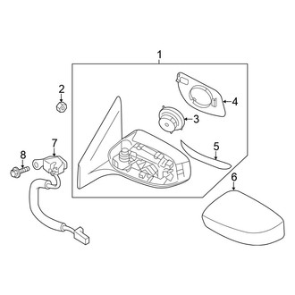 Nissan OE - Front Door - Outside Mirrors
