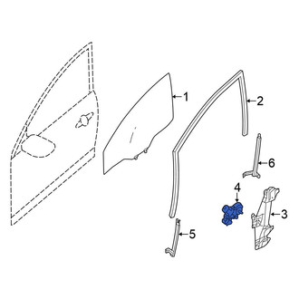 Nissan OE - Front Left Window Motor