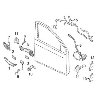 Nissan OE - Front Door - Lock & Hardware