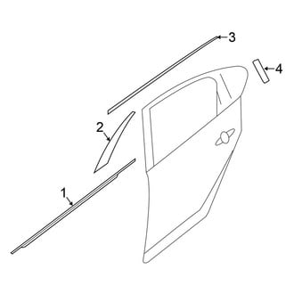 Nissan OE - Rear Door - Exterior Trim
