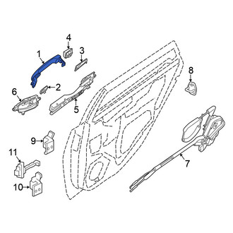 Nissan OE - Rear Outer Exterior Door Handle