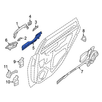 Nissan OE - Front Left Exterior Door Handle Base