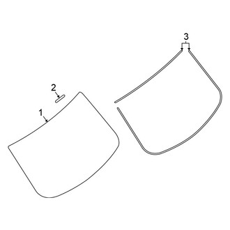 Nissan OE - Back Glass - Glass