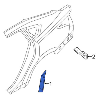 Nissan OE - Rear Left Side Body Panel Molding