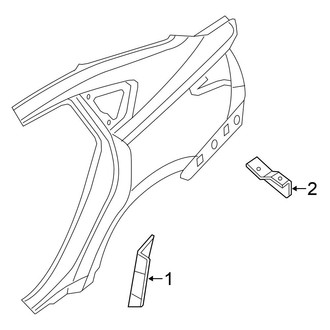 Nissan OE - Quarter Panel - Exterior Trim