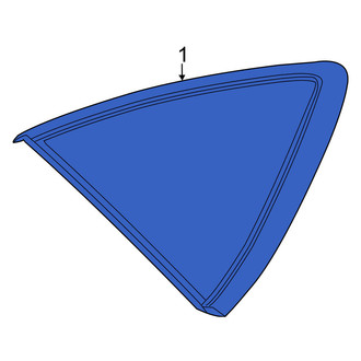 Nissan OE - Rear Left Quarter Glass
