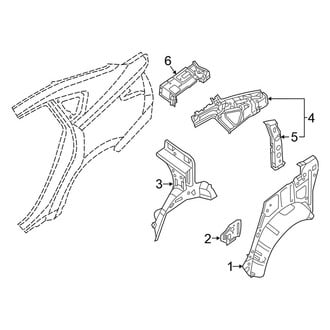 Nissan OE - Quarter Panel - Inner Structure