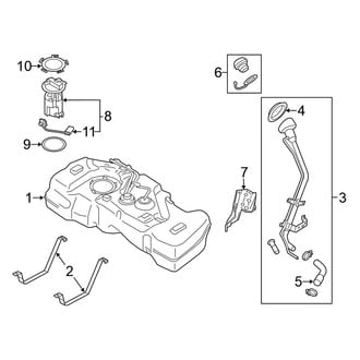 Nissan OE - Fuel System Components