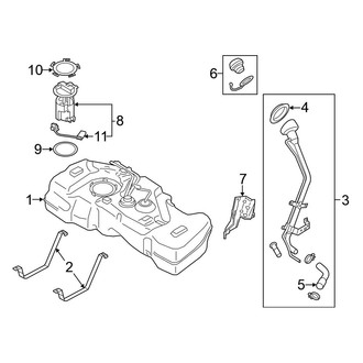 Nissan OE - Fuel System Components (1.6L)