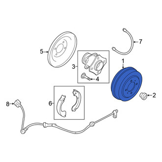 Nissan OE - Rear Brake Drum