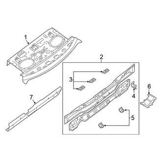 Nissan OE - Rear Body & Floor - Rear Body (S / SL / SR / SR Turbo / SV)