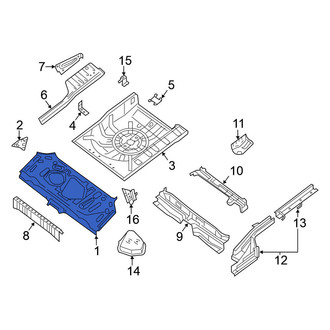Nissan OE - Rear Center Floor Pan