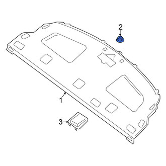Nissan OE - Rear Trunk Trim Panel Clip