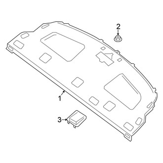 Nissan OE - Rear Body & Floor - Interior Trim (Package Tray)