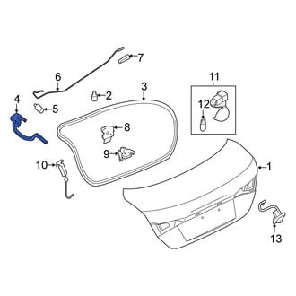 Nissan OE - Rear Deck Lid Hinge