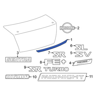 Nissan OE - Rear Deck Lid Finish Panel
