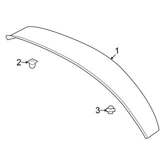 Nissan OE - Trunk Lid - Spoiler