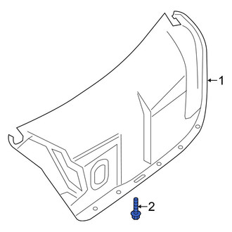 Nissan OE - Deck Lid Trim Clip