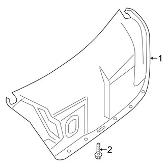 Nissan OE - Trunk Lid - Interior Trim