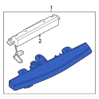 Nissan OE - Rear Center High Mount Stop Light