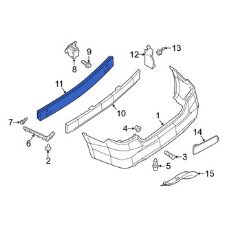 Nissan OE - Rear Bumper Impact Bar