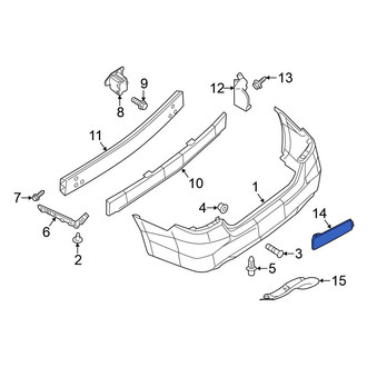 Nissan OE - Rear Right Reflector Panel