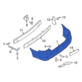 Nissan OE - Rear Bumper Cover