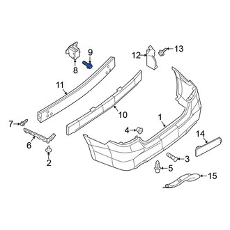 Nissan OE - Bumper Cover Stay Bolt