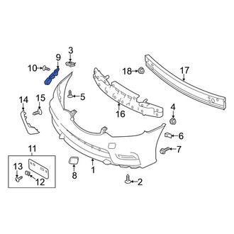 Nissan OE - Front Left Bumper Cover Bracket