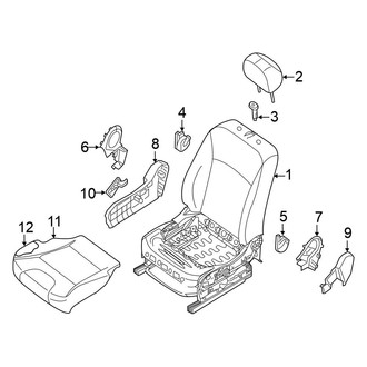 Nissan OE - Seats & Tracks - Passenger Seat Components (Nismo)