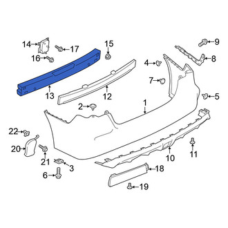 Nissan OE - Rear Bumper Impact Bar