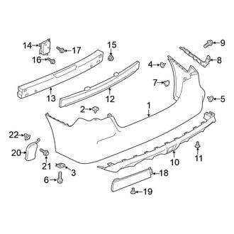 Nissan OE - Rear Bumper - Bumper & Components (Nismo)
