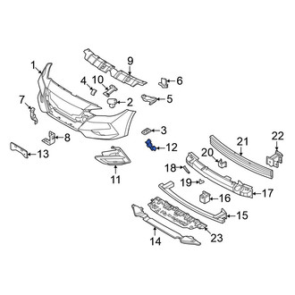 Nissan OE - Fog Light Trim Clip