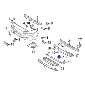 Nissan OE - Front Bumper Cover Insulator