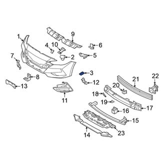 Nissan OE - Bumper Cover Nut