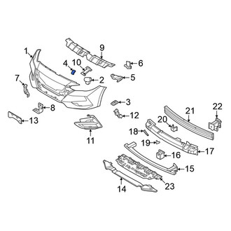 Nissan OE - Bumper Cover Insulator
