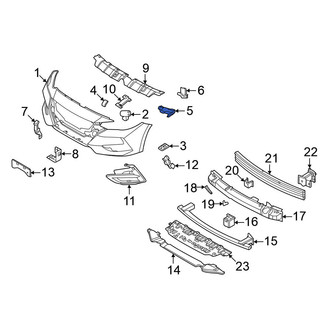 Nissan OE - Left Bumper Cover Bracket