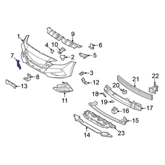 Nissan OE - Upper Bumper Cover Bracket