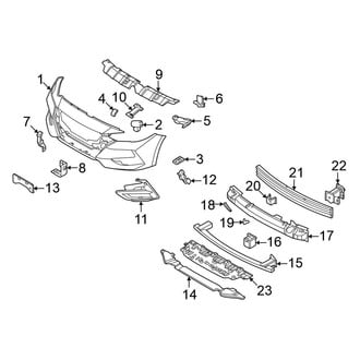 Nissan OE - Front Bumper & Grille - Bumper & Components