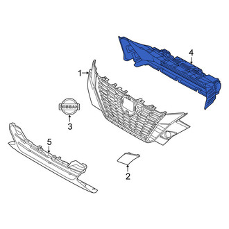 Nissan OE - Front Radiator Shutter Assembly