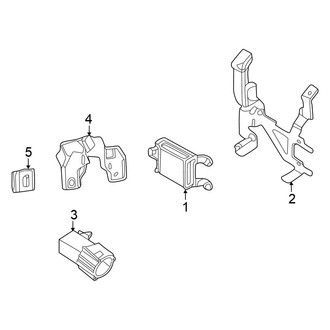 Nissan OE - Front Bumper & Grille - Electrical Components