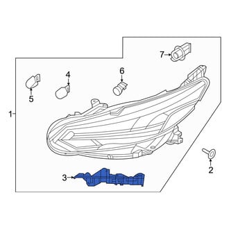 Nissan OE - Left Headlight Bracket