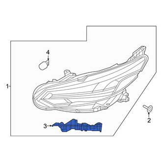Nissan OE - Right Headlight Bracket