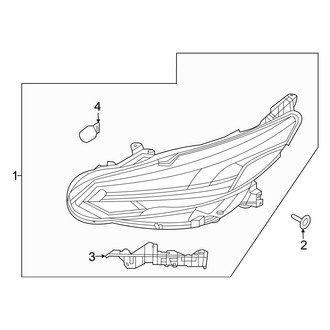 Nissan OE - Front Lamps - Headlamp Components (LED)